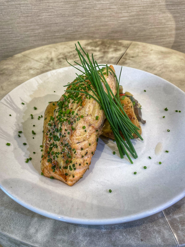 Flavor of the Moment: Chive & Mustard Seared Salmon